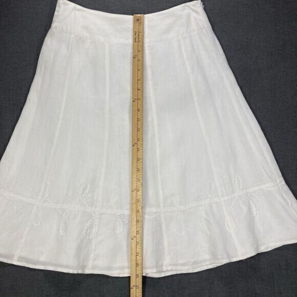 Chic White Midi Skirt - Picture 14 of 16